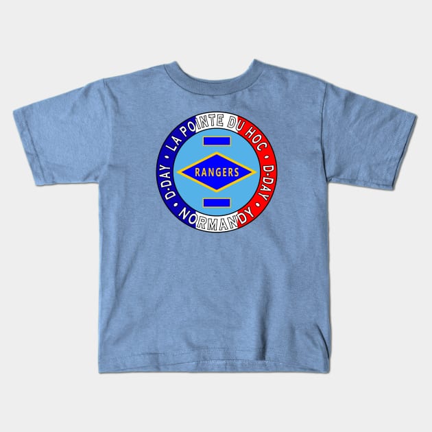 D-Day Landings - La Pointe du Hoc Kids T-Shirt by Lyvershop